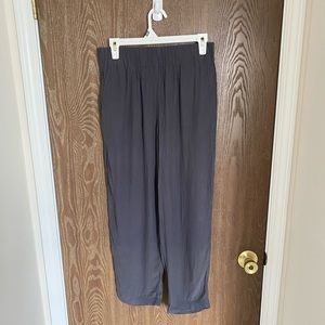 LOFT Straight High Rise Gray Pants